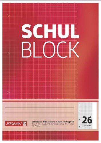 Schulblock din lineatur 26 - schulblock,