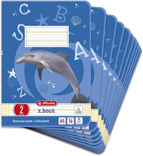 Herlitz schulheft book a5 - schulheft, x.book