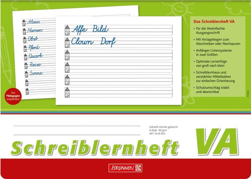 Schreiblernhefte schrift - va,