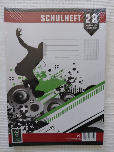 Schulhefte din kariert - 5, a4