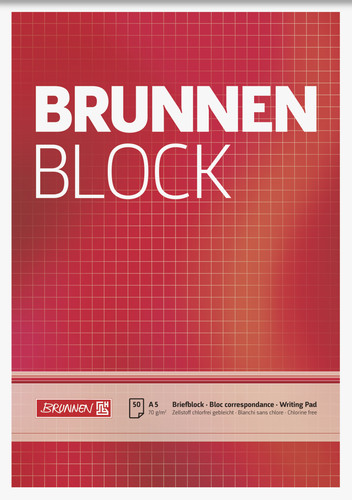 Brunnen briefblock - briefblock, /